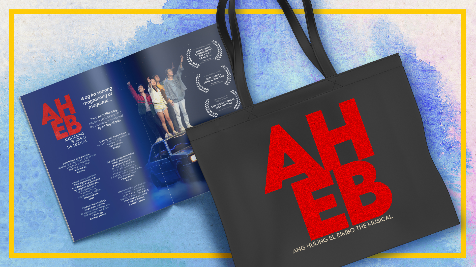 Limited Edition AHEB Merch - Sustainable Tote Bag + Signed Playbill