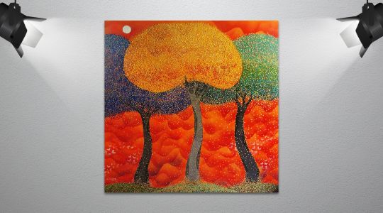 Grand Club Paintings | TREE OF RESILIENCE, STRENGTH AND GOOD FORTUNE