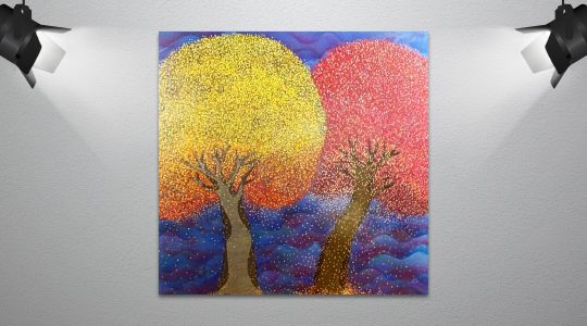 Grand Club Paintings | TREE OF PROSPERITY AND ABUNDANCE