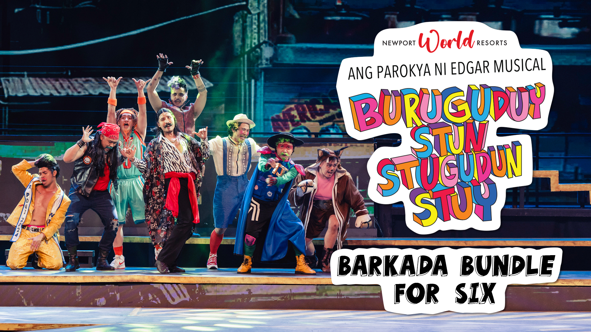 Epic Barkada Bundle | Ang Parokya Ni Edgar Musical  - Barkada of 6 (valid for MAY 24 or  May 30 show only)